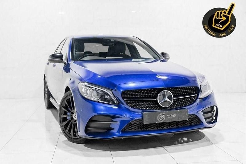 Blue Used 2021 Mercedes C300 AMG line Sedan | £20,000 (Super price) - Image 1/4
