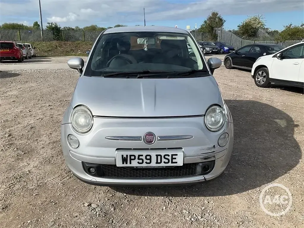 Second-hand Fiat 500 Sport 75 CP (55 kW) 2009 Argintiu Cabrio