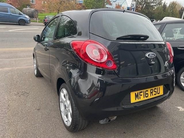 Used Ford Ka Zetec 2016 Black Hatchback