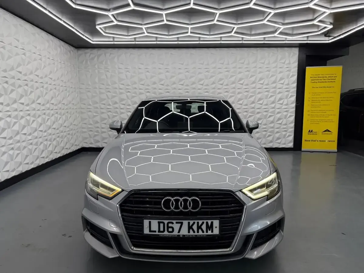 Used Audi A3 Sportback S-Line 150 HP (110 kW) 2017 Silver Hatchback