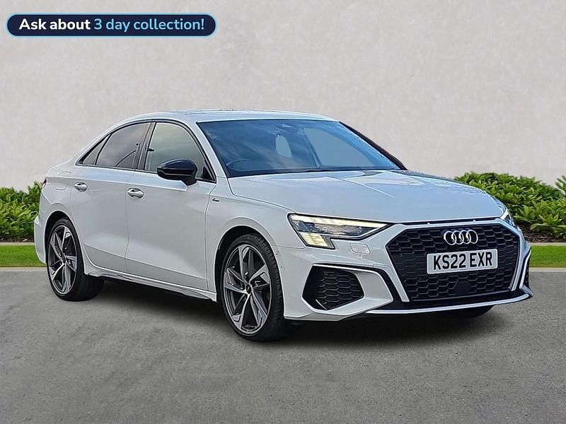 Used Audi A3 Advanced 150 HP (110 kW) 2022 White Sedan