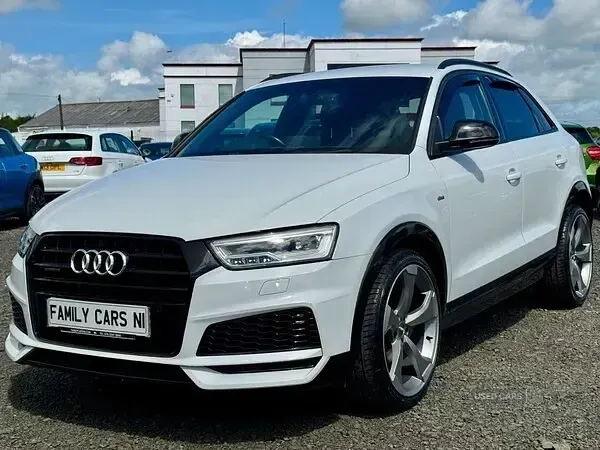Used Audi Q3 Black Edition 184 HP (135 kW) 2017 White SUV