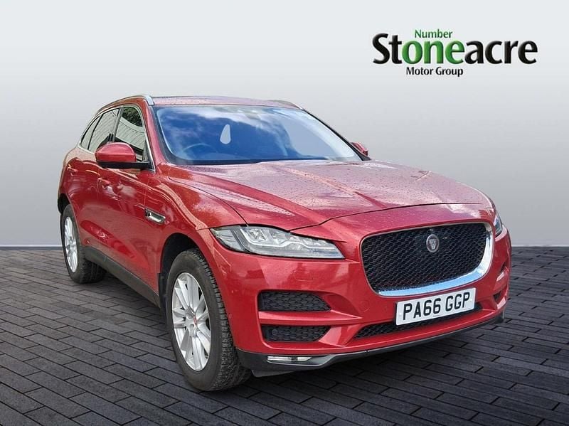 Red Used 2016 Jaguar F-Pace Portfolio SUV | £13,995 (Fair price) - Image 1/4