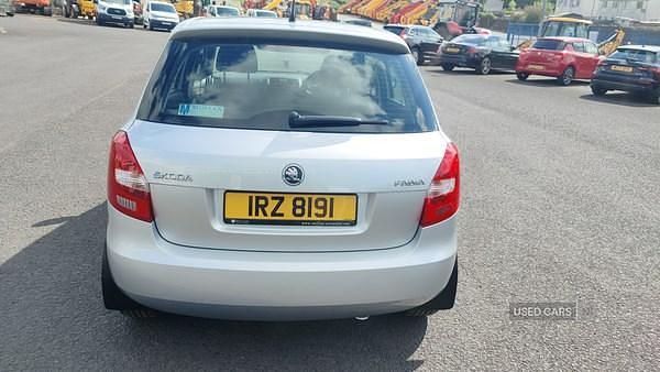 Used Skoda Fabia SE 69 HP (50 kW) 2015 Silver Hatchback