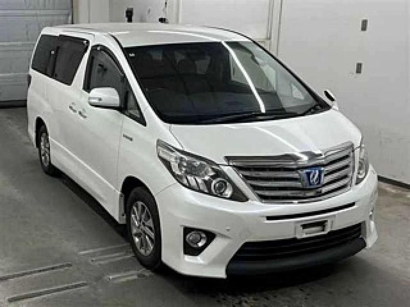 Begagnad Toyota Alphard 2012 Vit Minibuss