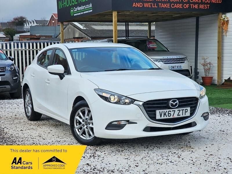 White Used 2017 Mazda 3 Hatchback | £6,990 (Fair price) - Image 1/4