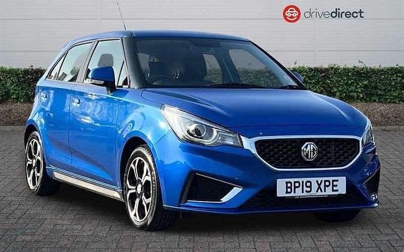 Used MG MG3 Exclusive 106 HP (77 kW) 2019 Blue Hatchback