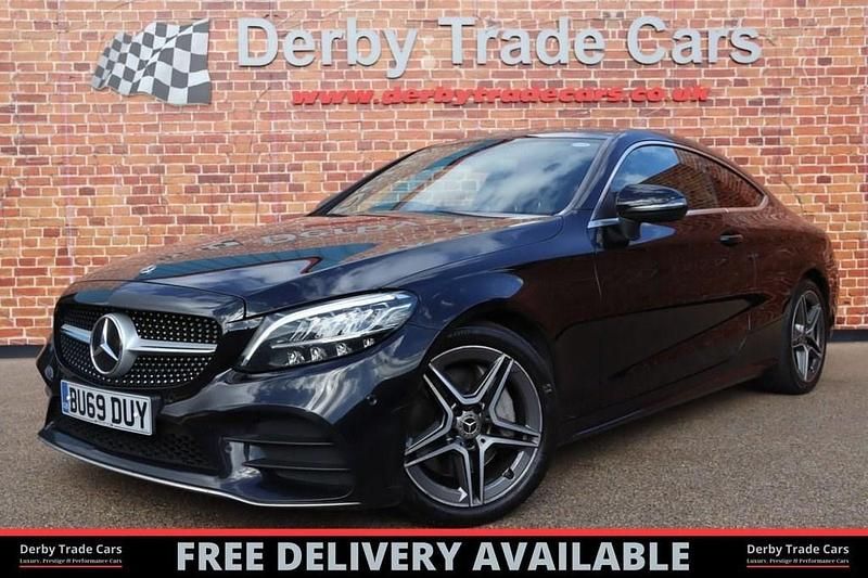 Black Used 2019 Mercedes C300 AMG line Coupe | £14,990 (Fair price) - Image 1/4