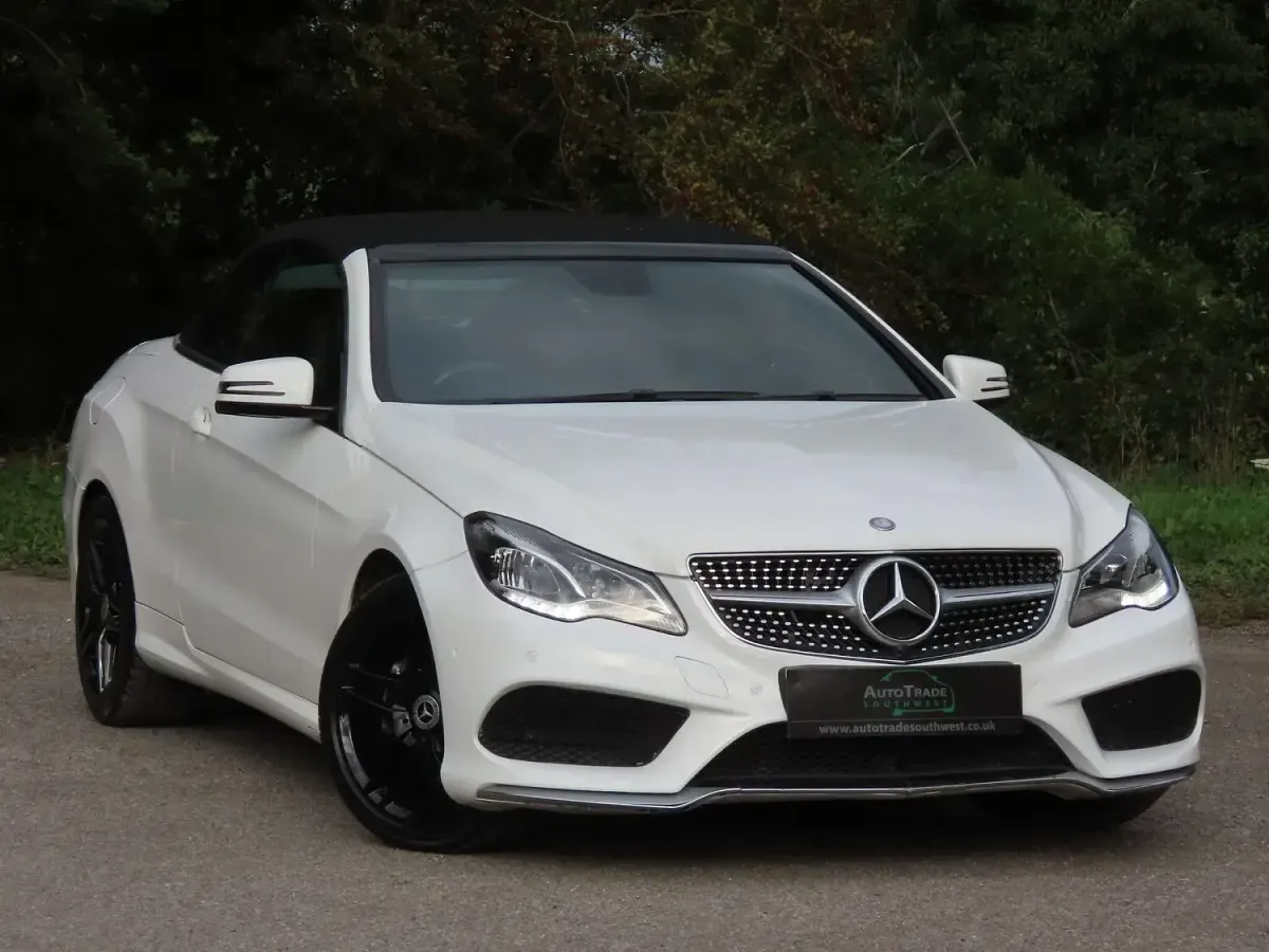 Used Mercedes E220 AMG 2014 White Cabriolet