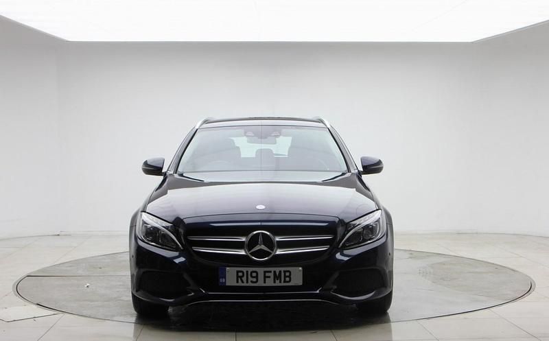 Used Mercedes C200 2017 Blue Estate
