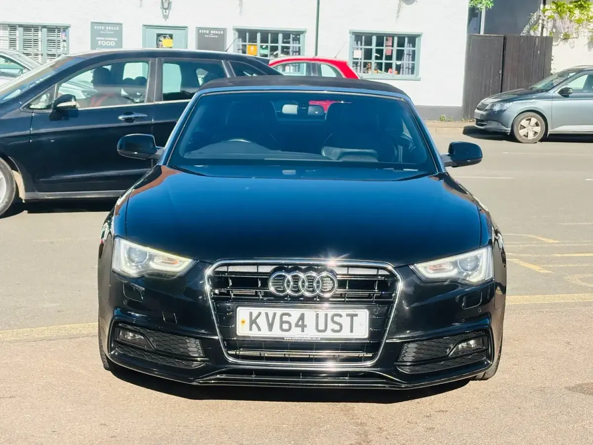Used Audi A5 Cabriolet S-Line 177 HP (130 kW) 2014 Black Cabriolet