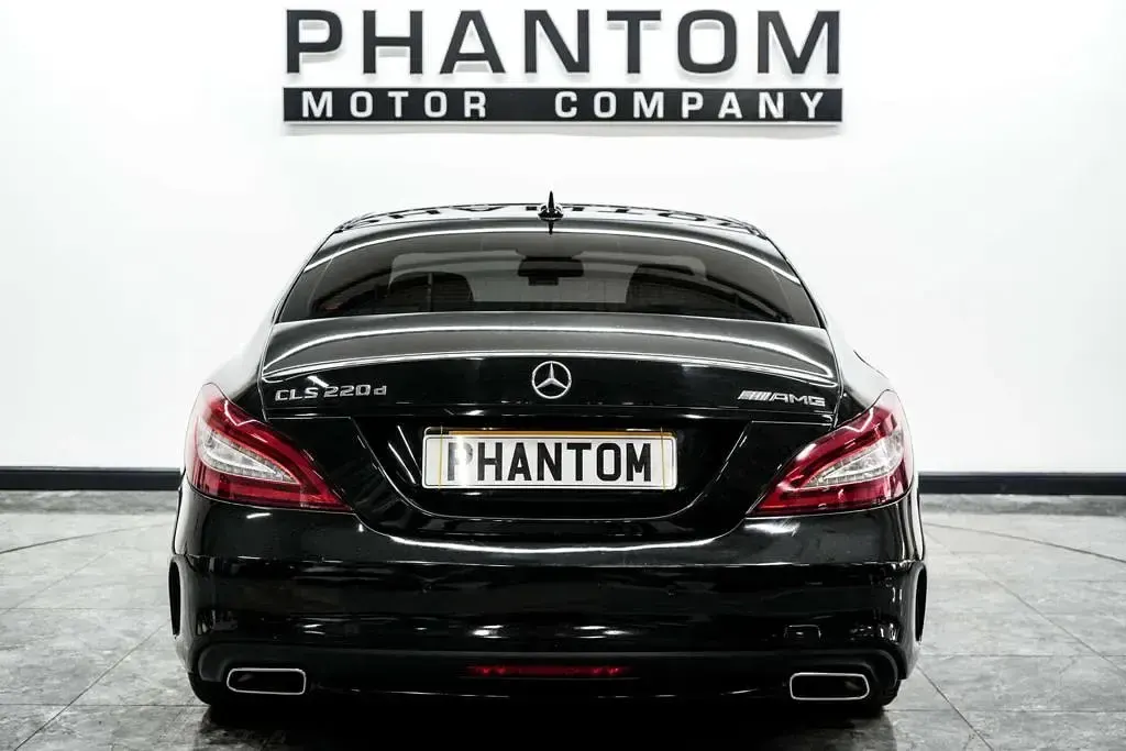 Used Mercedes CLS220 AMG line 177 HP (130 kW) 2017 Black Coupe