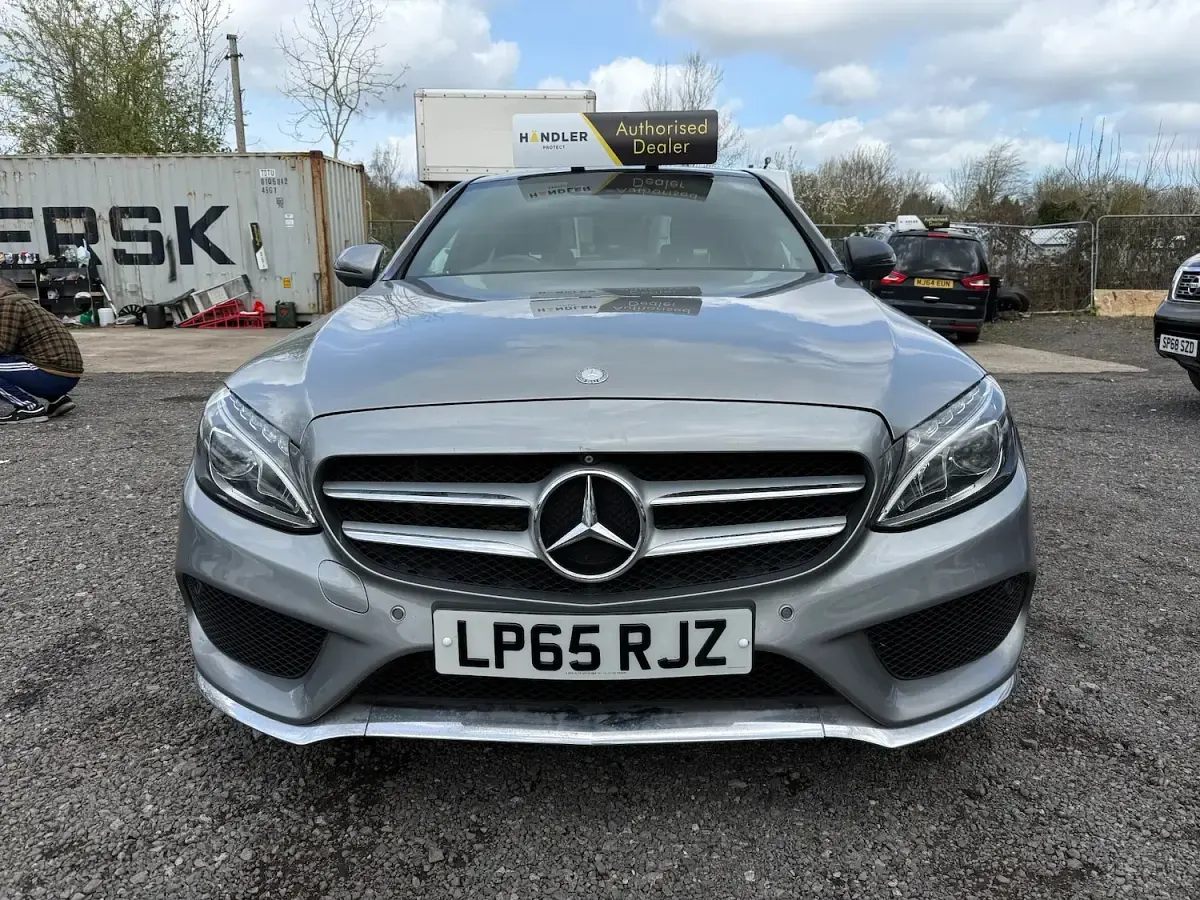 Used Mercedes C200 AMG Line Premium Plus 2015 Silver Sedan