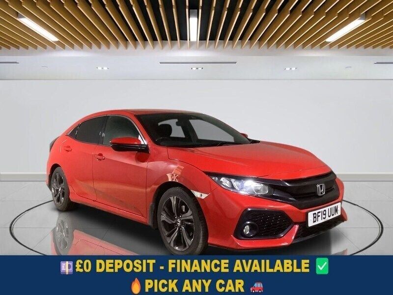 Red Used 2019 Honda Civic SR Hatchback | £9,549 (Fair price) - Image 1/3