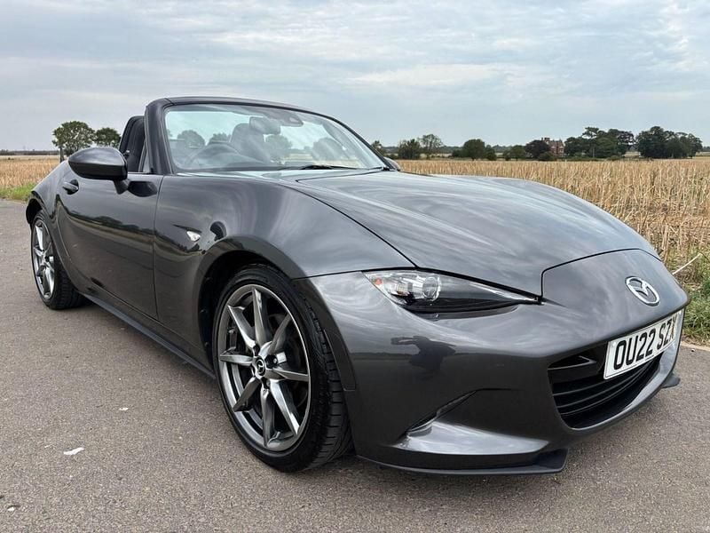 Grey Used 2022 Mazda MX5 Inclusive Cabriolet | £21,485 (Fair price) - Image 1/4