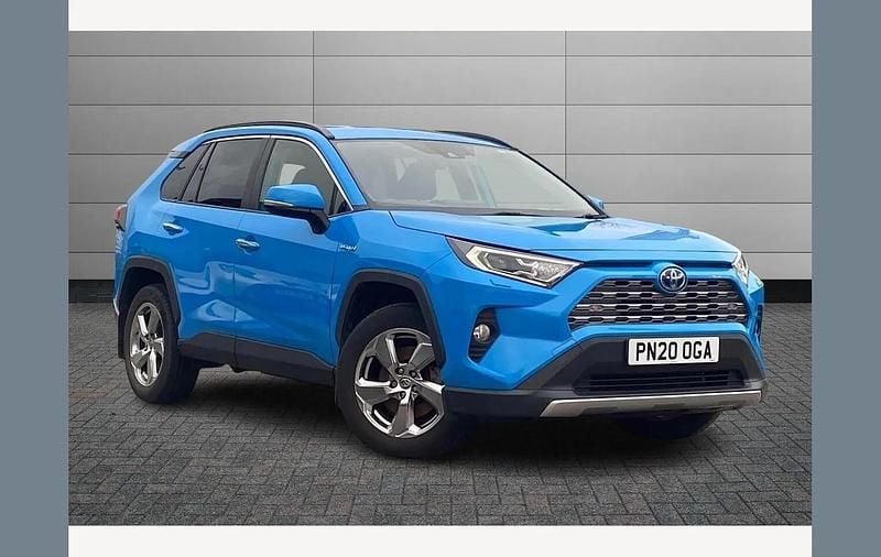 Used Toyota RAV4 Hybrid 222 HP (163 kW) 2020 Blue SUV