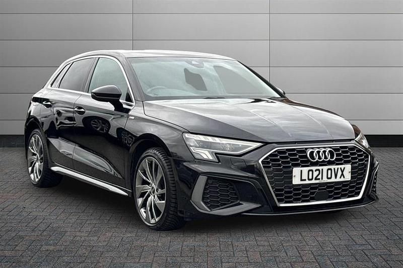 Used Audi A3 e-tron S-Line 204 HP (150 kW) 2021 Black Hatchback