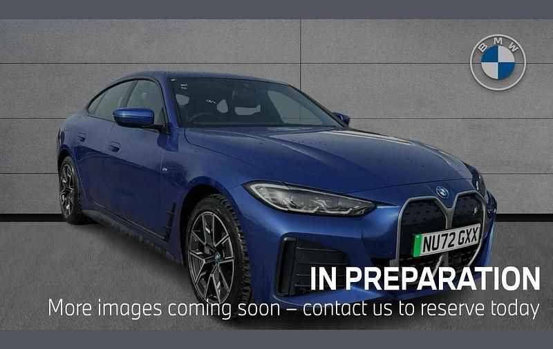 Used BMW i4 M Sport 250 kW (340 HP) 2022 Blue Sedan