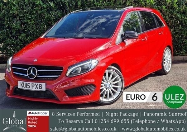 Red Used 2015 Mercedes B200 AMG Line Premium Plus MPV | £8,500 (Fair price) - Image 1/4