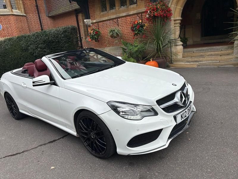 Used Mercedes E250 AMG 2014 White Cabriolet