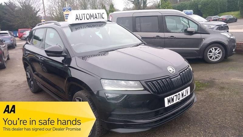 Used Skoda Karoq SportLine 150 HP (110 kW) 2020 Black SUV