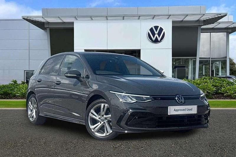 Urano grey Used 2020 VW Golf VIII R-line Hatchback | £17,742 (Fair price) - Image 1/4