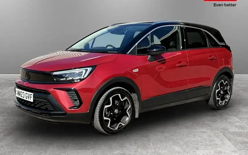 Used Vauxhall Crossland Ultimate 131 HP (96 kW) 2023 Red SUV