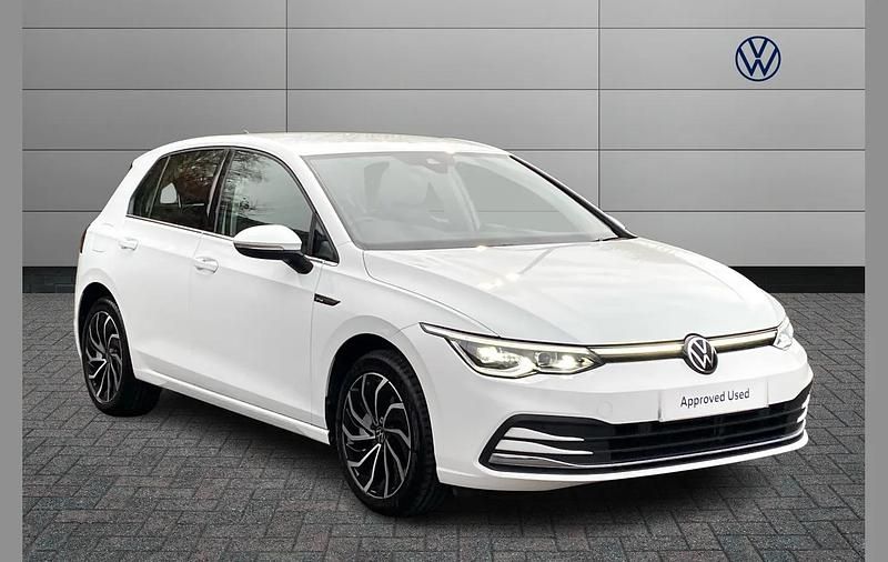 White Used 2023 VW Golf VIII Style Hatchback | £19,733 (Fair price) - Image 1/4