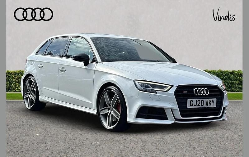 White Used 2020 Audi S3 Sportback Black Edition Hatchback | £24,533 - Image 1/4