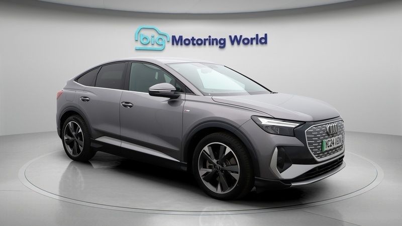 Used 2024 Audi Q4 Sportback e-tron S-Line SUV | £32,300 - Image 1/4