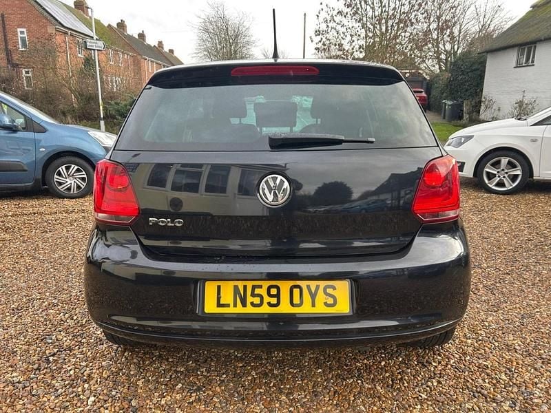 Used VW Polo 70 HP (51 kW) 2009 Black Hatchback