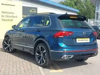 Used VW Tiguan R-line 150 HP (110 kW) 2021 Blue SUV
