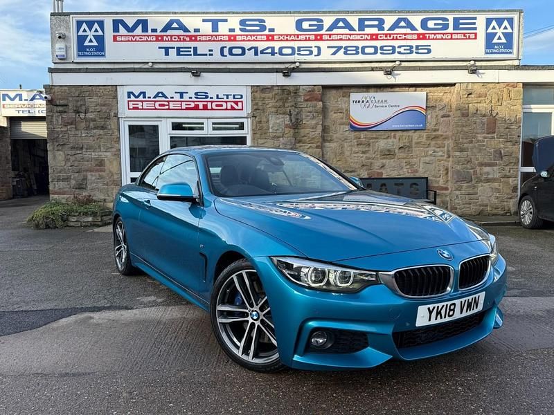 Blue Used 2018 BMW 430 Cabriolet M Sport Cabriolet | £16,495 (Fair price) - Image 1/4