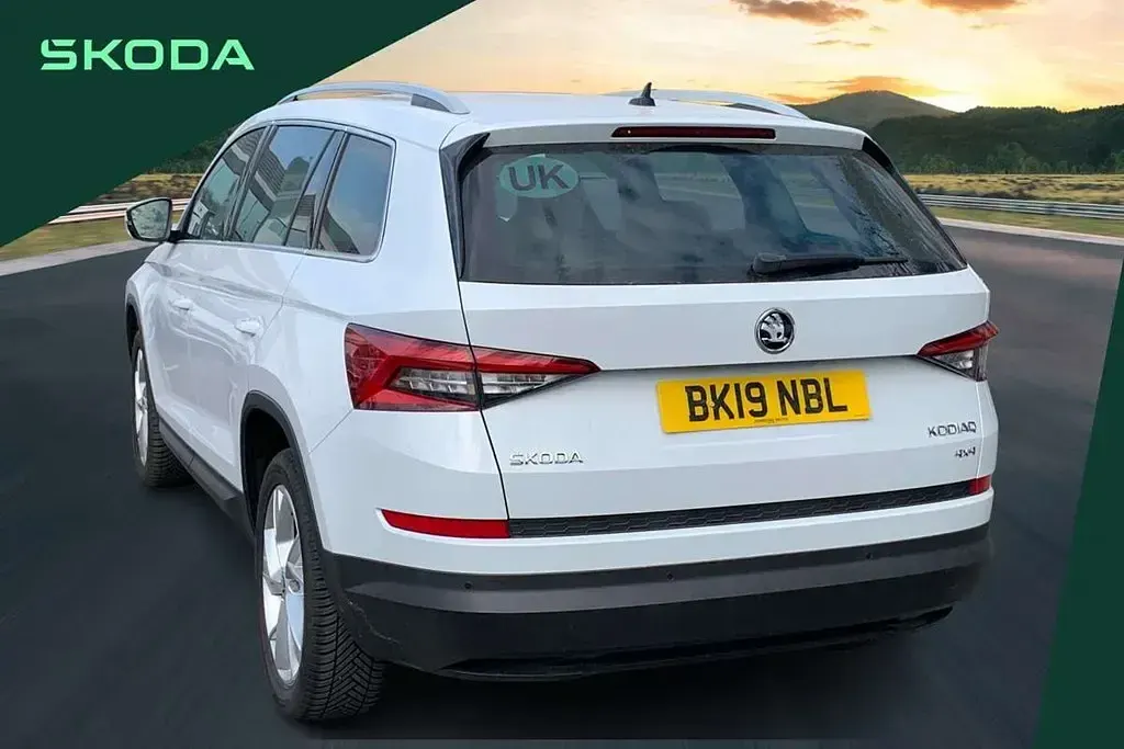 Używany Skoda Kodiaq 187 KM (137 kW) 2019 Biały SUV