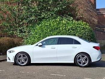 Used Mercedes A180 AMG line 136 HP (100 kW) 2021 White Sedan