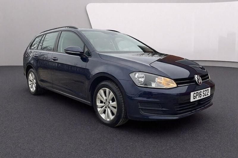 Used VW Golf VII SE 184 HP (135 kW) 2016 Blue Estate