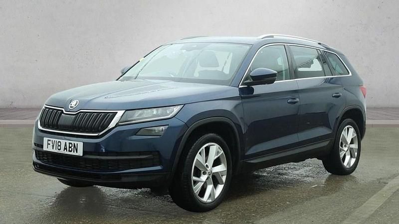 Used Skoda Kodiaq 150 HP (110 kW) 2018 Blue SUV