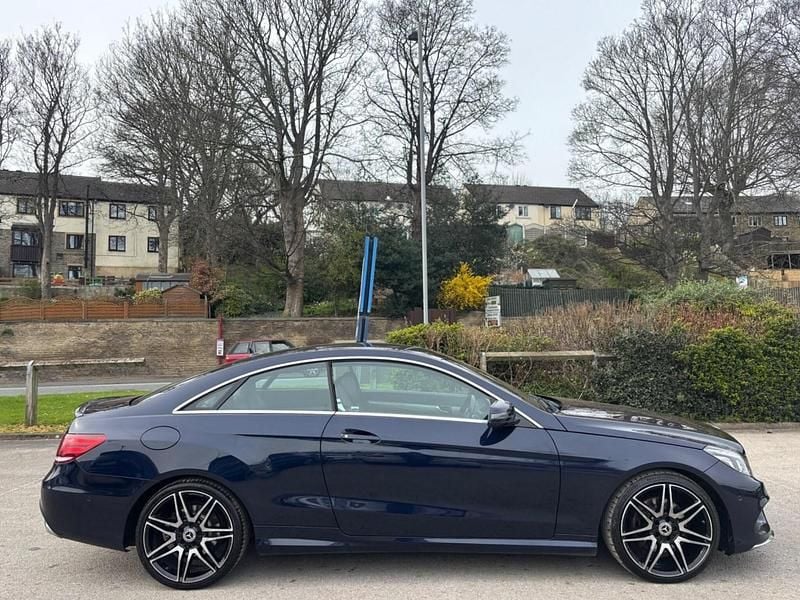 Used Mercedes E220 AMG line 2015 Blue Coupe