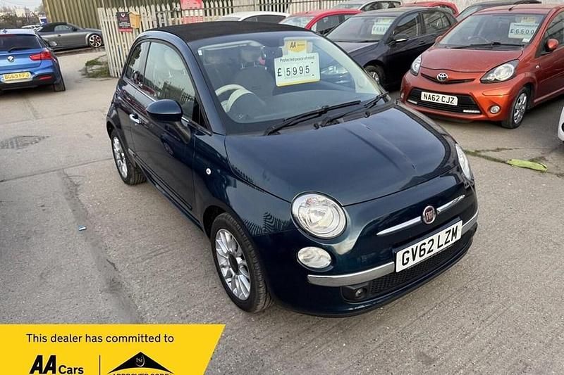 Used Fiat 500C Lounge 69 HP (50 kW) 2013 Cabriolet