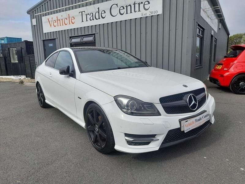 White Used 2014 Mercedes C180 Sport Edition Coupe | £8,499 (Fair price) - Image 1/4