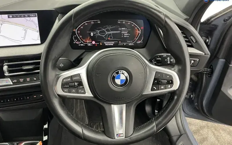 Used BMW 118 M Sport 136 HP (100 kW) 2023 Blue Hatchback