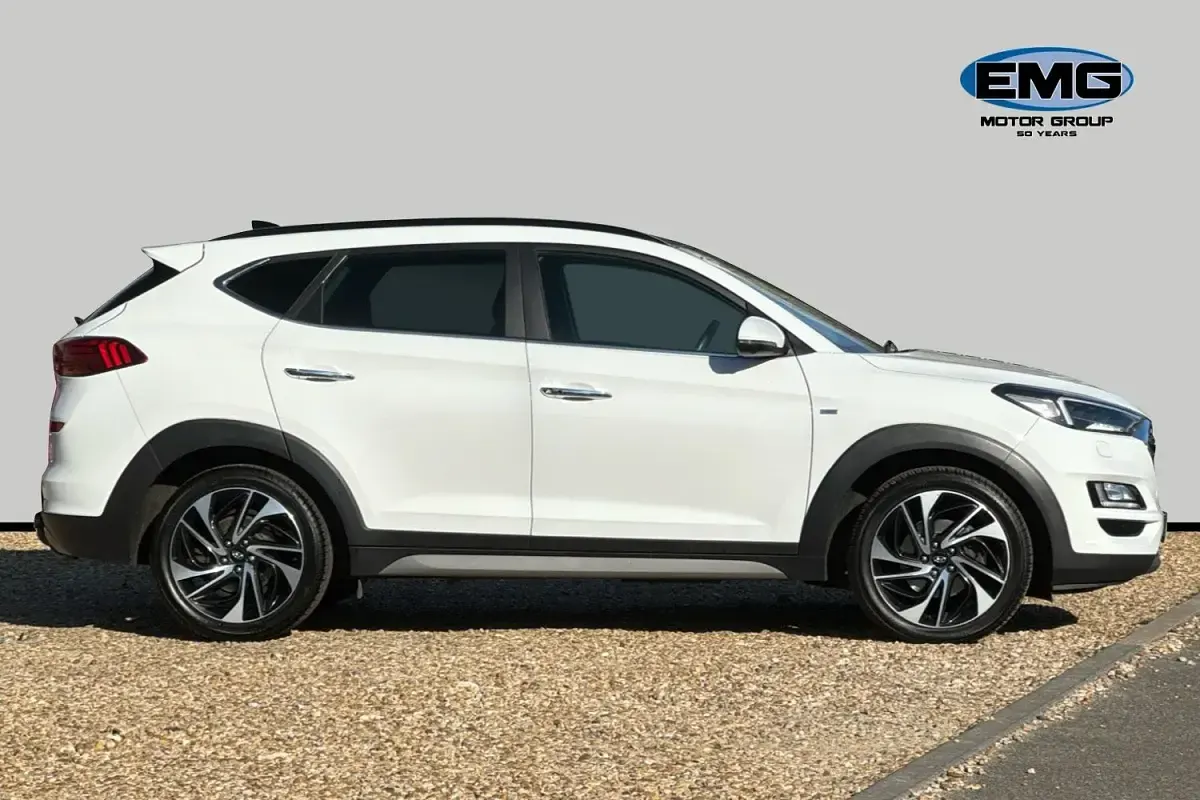 Second-hand Hyundai Tucson Premium SE 186 CP (136 kW) 2020 Alb SUV