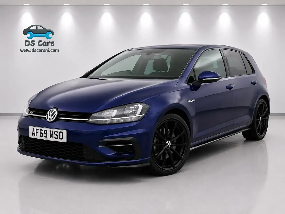 Used VW Golf VII R-line 150 HP (110 kW) 2019 Blue Hatchback