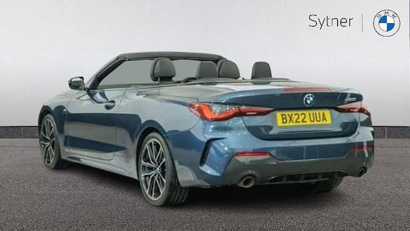 Used BMW 420 M Sport 181 HP (133 kW) 2022 Blue Cabriolet