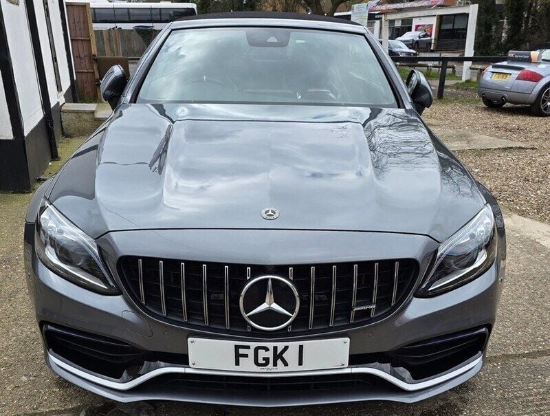 Grey Used 2019 Mercedes C63S AMG Premium Plus Cabriolet | £41,580 (Fair price) - Image 1/4
