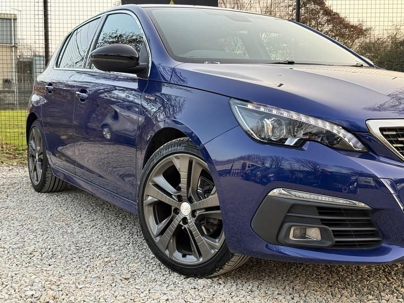 Used Peugeot 308 GT-line 130 HP (95 kW) 2018 Blue Hatchback