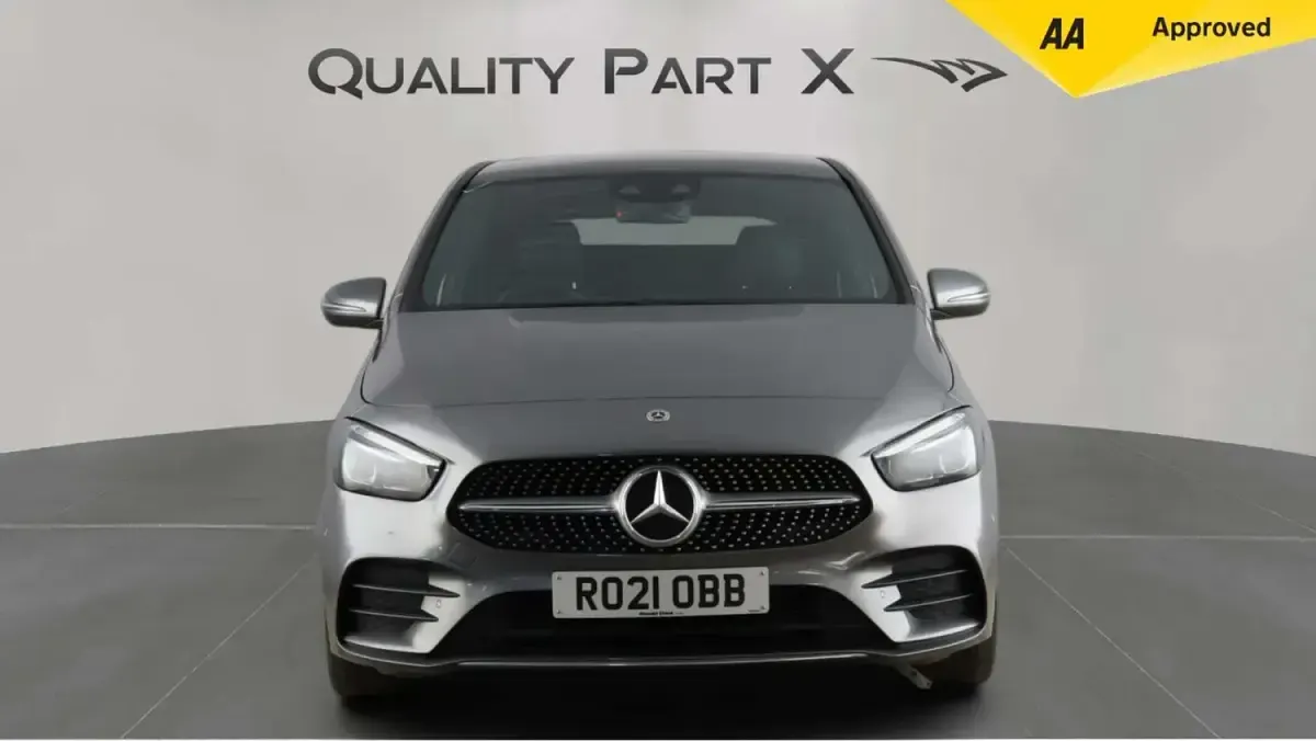 Used Mercedes B200 AMG line 163 HP (119 kW) 2021 Grey Hatchback