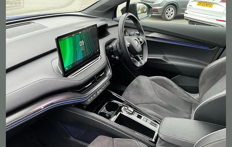 Used Skoda Enyaq iV SportLine 194 kW (265 HP) 2023 Blue SUV