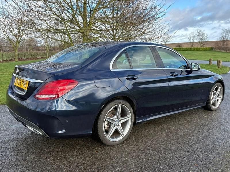 Used Mercedes C300 AMG line 2016 Blue Sedan