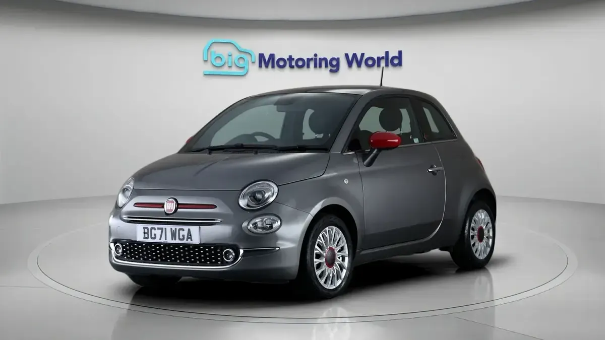 Used Fiat 500 Red 70 HP (51 kW) 2021 Grey Hatchback